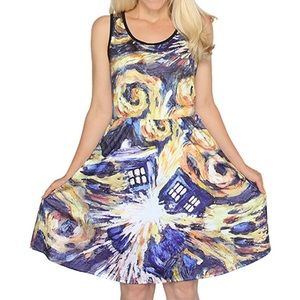 Doctor Who Exploding Tardis Tank Dress